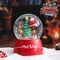 Christmas Snow Globes for Kids, Musical Snow Globe Music Box Glass Snowglobes Santa Santa Claus Climbing Trees with Reindeeer Christmas Birthday Gift for Girls Kids Daughters